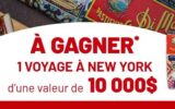 Un voyage pour 2 à New-York (10 000 $)