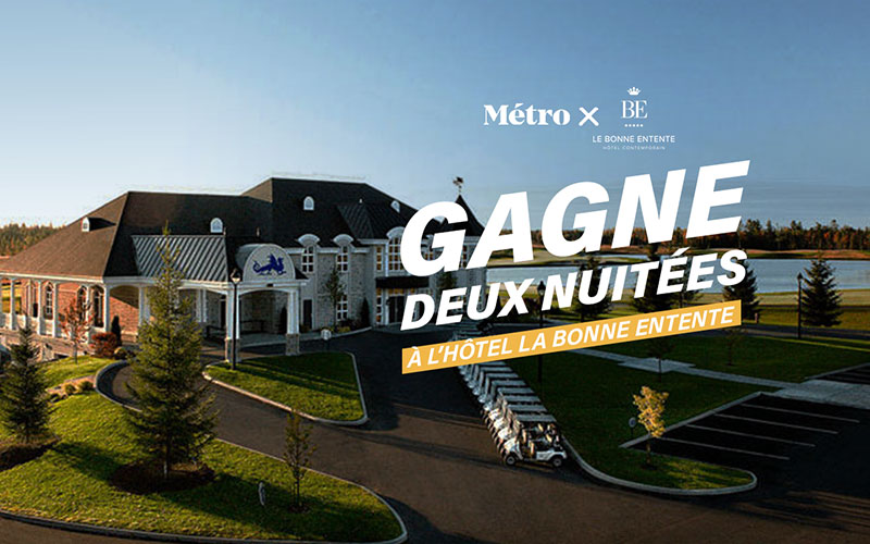 Un séjour à l’Hôtel La Bonne Entente (640 $)
