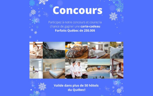 Une carte-cadeau Forfaits Québec de 250 $