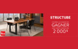 Une carte-cadeau Structube de 2000 $