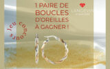 Une paire de boucles d’oreilles en OR 10K