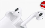 Une paire des écouteurs AirPods 2e génération d’Apple