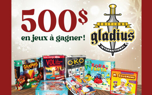 2 ensembles de jeux Gladius de 500 $ chacun