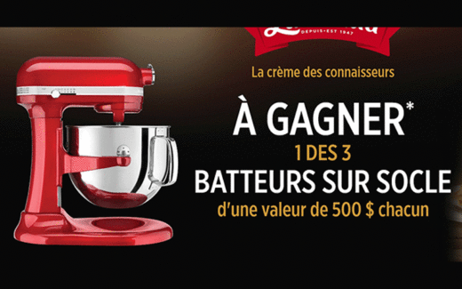 3 batteurs sur socle KitchenAid de 500 $