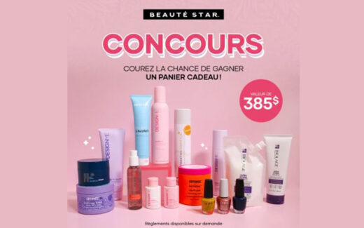 Un panier cadeau Beauté Star de 385 $