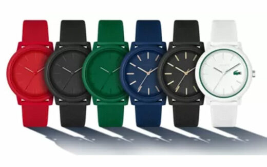 Une montre à quartz pour femme Lacoste. 12.12