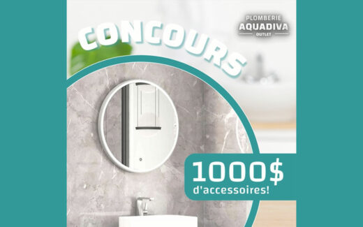 1000 $ d'accessoires de salle de bain