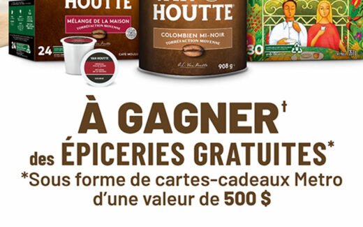 28 cartes cadeaux épicerie Metro de 500$