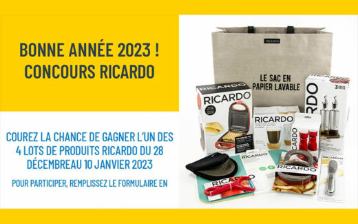 4 lots de produits Ricardo