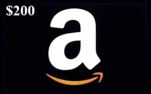 Une carte-cadeau Amazon de 200 $