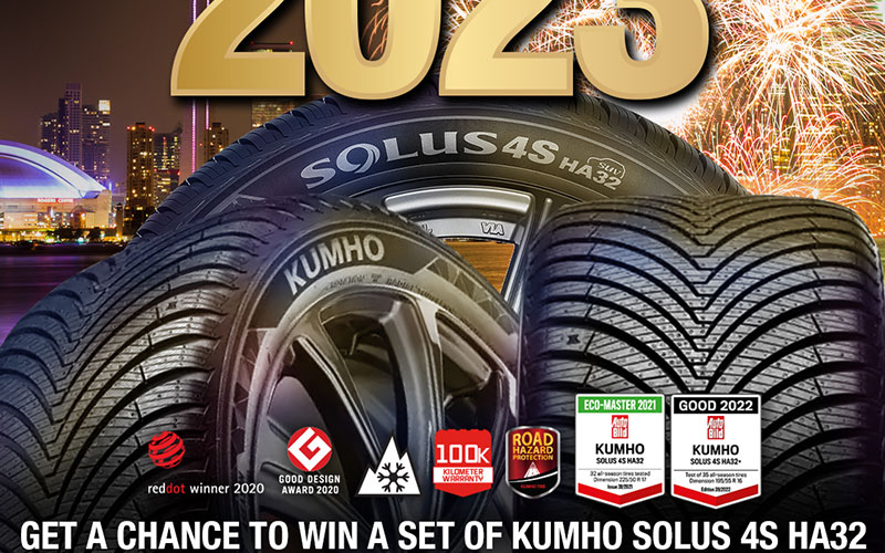 Un ensemble de 4 Pneus Kumho Solus HA32