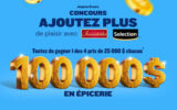 100 000 $ en épicerie gratuite