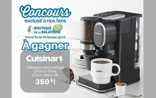 Une cafetière automatique Grind & Brew Cuisinart