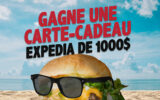 Une carte-cadeau Expedia de 1000 $