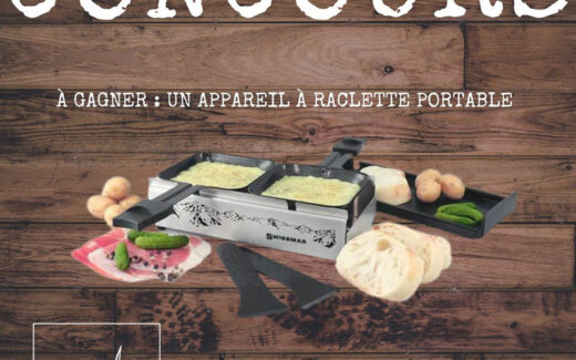 Un appareil à raclette portable à la bougie de Swissmar