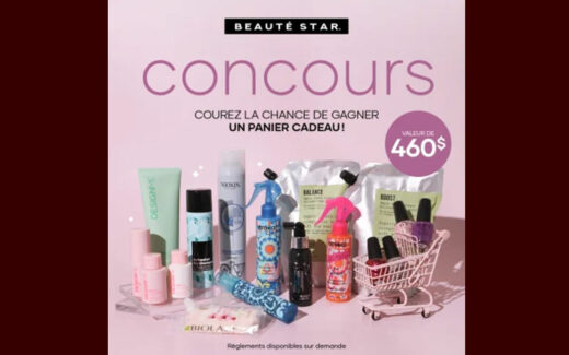 Un panier cadeau Beauté Star de 460 $