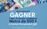 3 cartes cadeaux épicerie Metro de 500 $