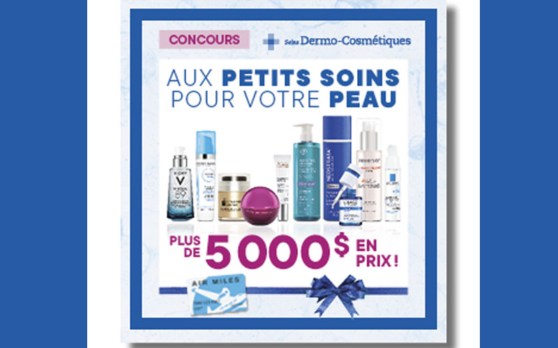 5 ensembles de soins de 1000 $ chacun