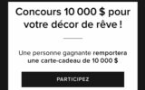 Une carte-cadeau Linen Chest de 10 000 dollars