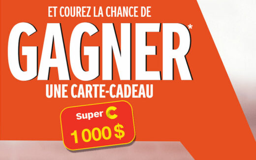 Une carte-cadeau Super C de 1000 $