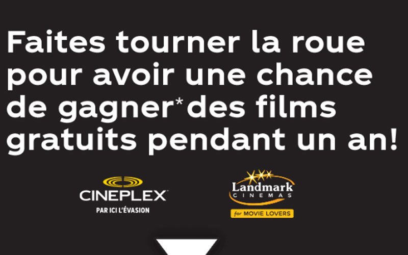 Des films gratuits pendant un an (9 gagnants)