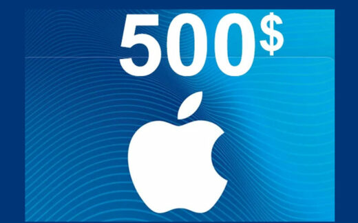 10 cartes Apple de 500 $ chacune