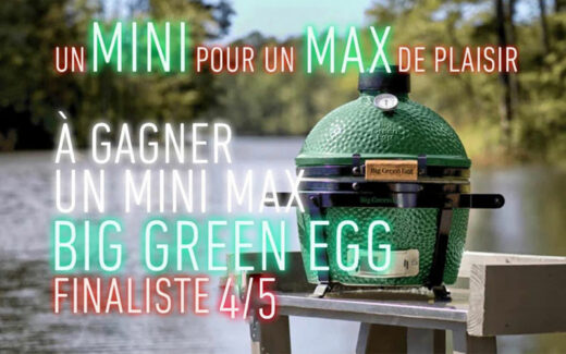 Un barbecue fumoir Mini Max de Big Green Egg