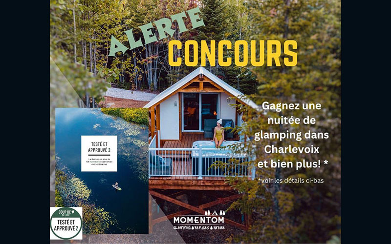 Un séjour pour 2 personnes à Charlevoix de 400 $