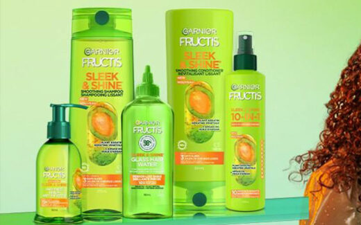 Un ensemble de produits capillaires Fructis de Garnier