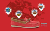 15 paires de mocassins Canada Mocc rouges