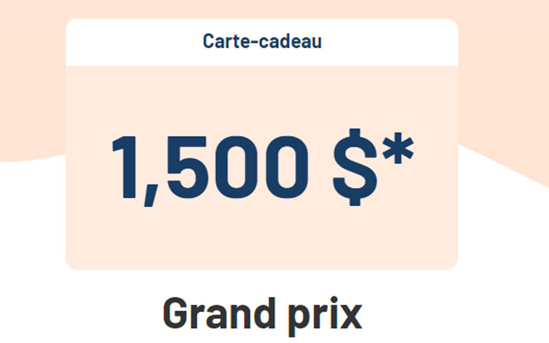 3 cartes-cadeaux Mastercard de 500 $ chacune