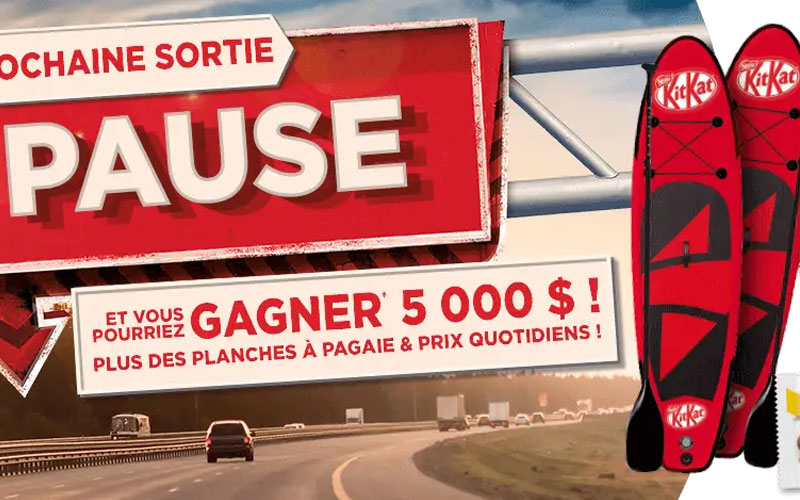 5 000 $ en argent et des planches à pagaie de 800 $