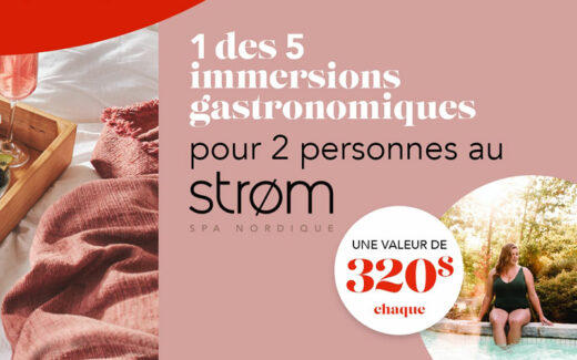 5 immersions gastronomiques au Strøm SPA Nordique