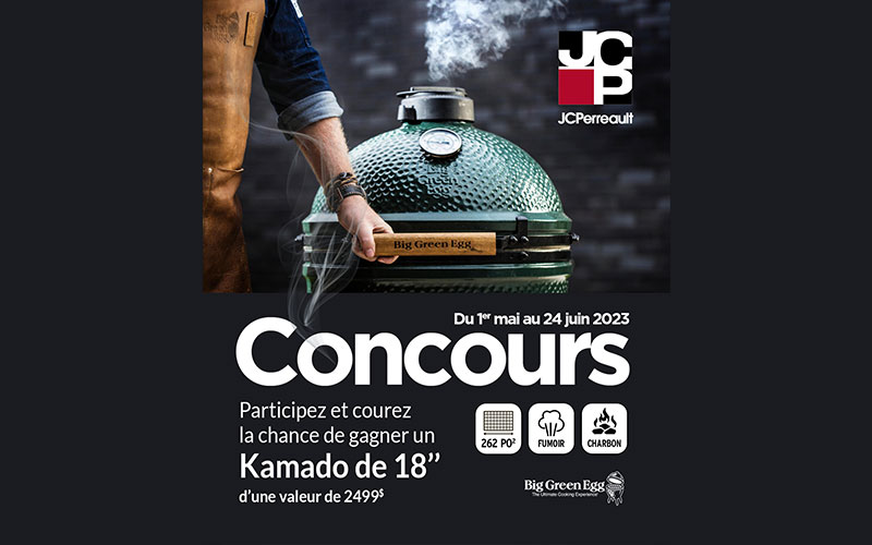 Un barbecue Kamado Big Green Egg Large de 2499 $