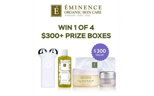 4 boîtes de soins Eminence Organics de 300 $