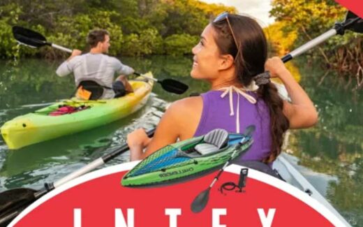 Un Kayak gonflable Intex Challenger K1