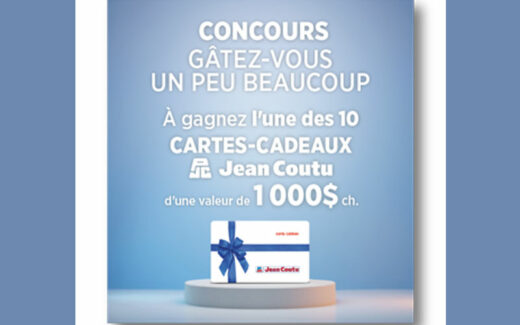 10 cartes-cadeaux Jean Coutu de 1000 $ chacune