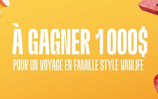 1000 $ pour un voyage en famille