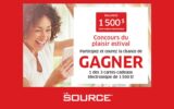 3 cartes-cadeaux La Source de 1500 $ chacune