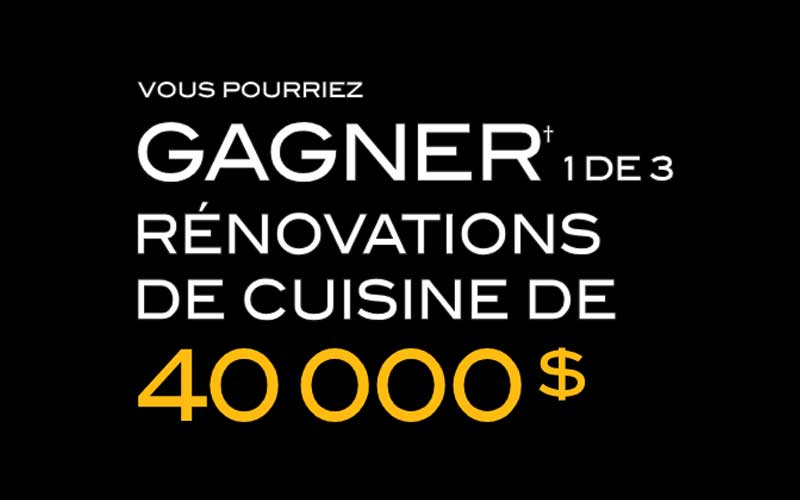 3 rénovations de cuisine de 40 000 $ chacune