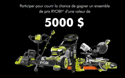 Un ensemble d'outils électriques RYOBI de 5000 $