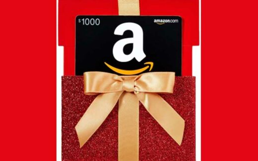 Une carte-cadeau Amazon de 1000 $