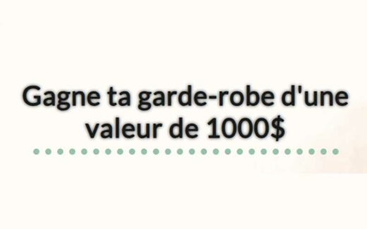 Une garde-robe de 1000 $