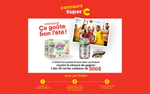 10 cartes cadeaux Super C de 300 $ chacune