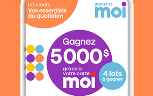 20 000 $ en argent divisé en 4 prix de 5 000 $