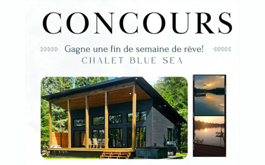 Une fin de semaine de rêve au Chalet Blue Sea