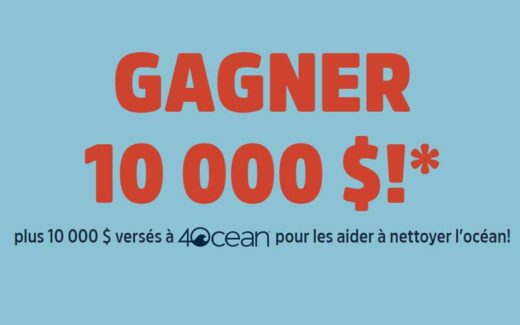 10 000 $ pour vous + 10 000 $ pour 4ocean