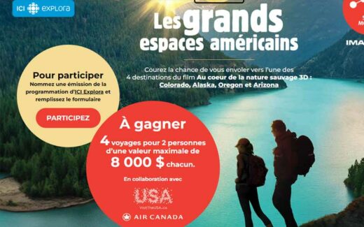 4 voyages pour 2 personnes de 8000 $ chacun