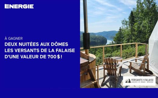 6 séjours en nature de 700 $ chacun