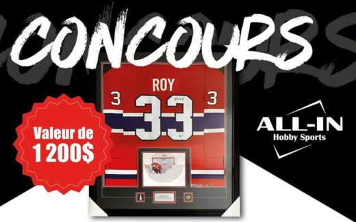 Un chandail signé de Patrick Roy de 1200 $